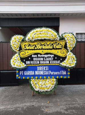 Papan Bunga Duka di Sitahuis